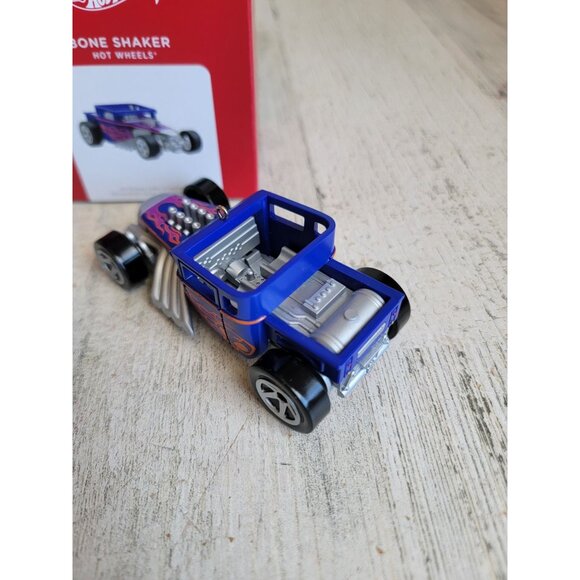 Hallmark bone shaker Hot Wheels car ornament Xmas purple - Picture 4 of 8